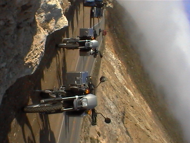 Highway no. 1. Amazing riding above and below the clouds