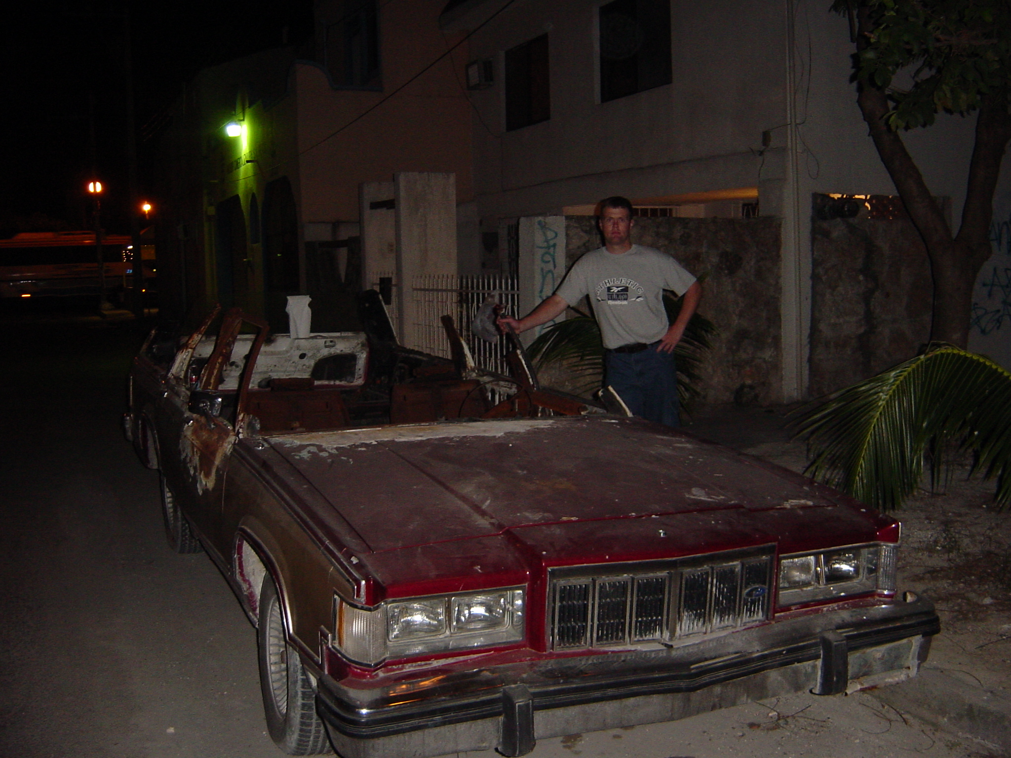 Boxy with what would be classed as a new car in his home town of Karoonda Previous Photo Back to week 10 Next Photo