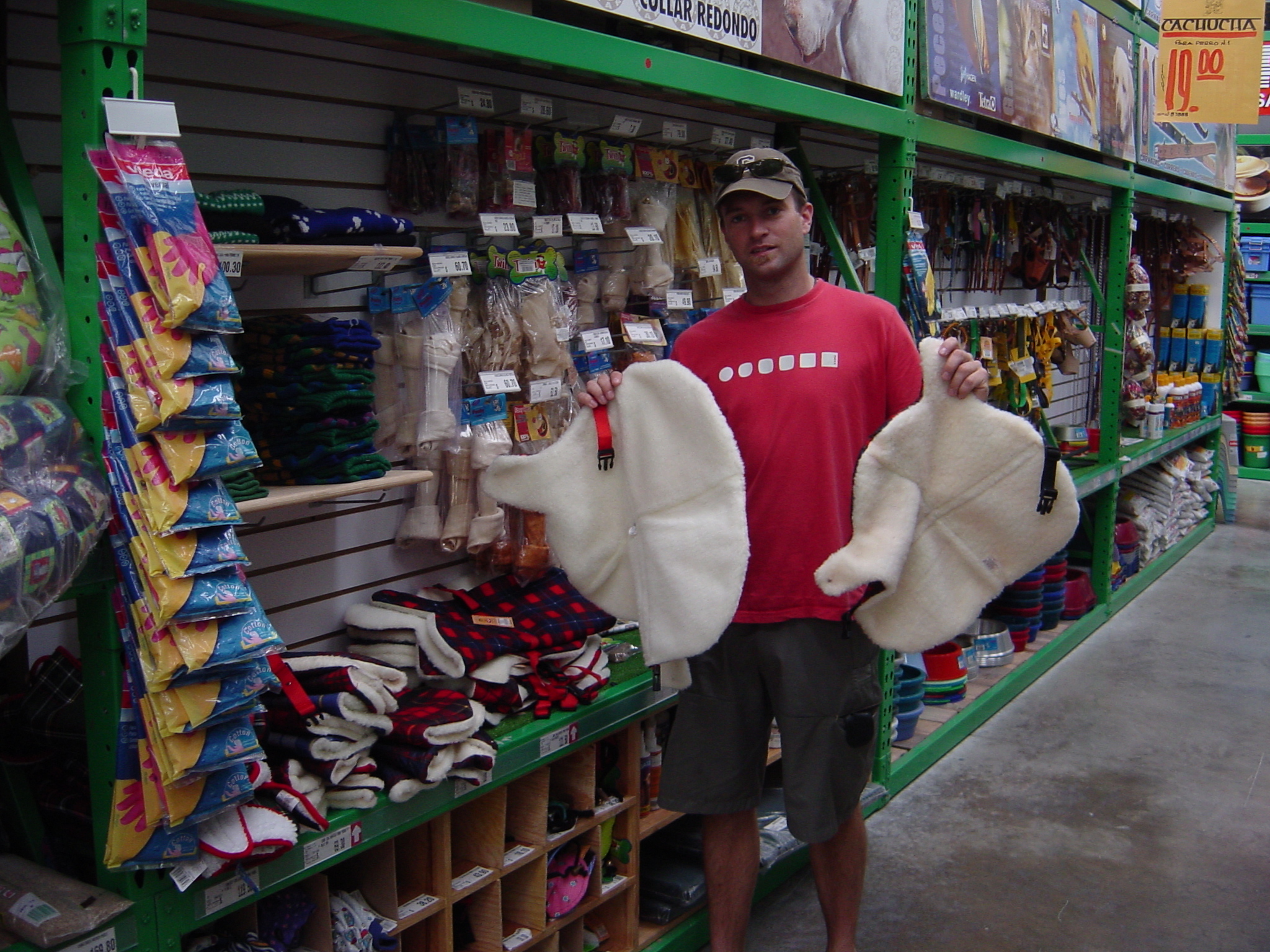 Ah, the perfect purchase, but why are they selling lambskin dog covers in warm Cancun? Previous Photo Back to week 10 Next Photo
