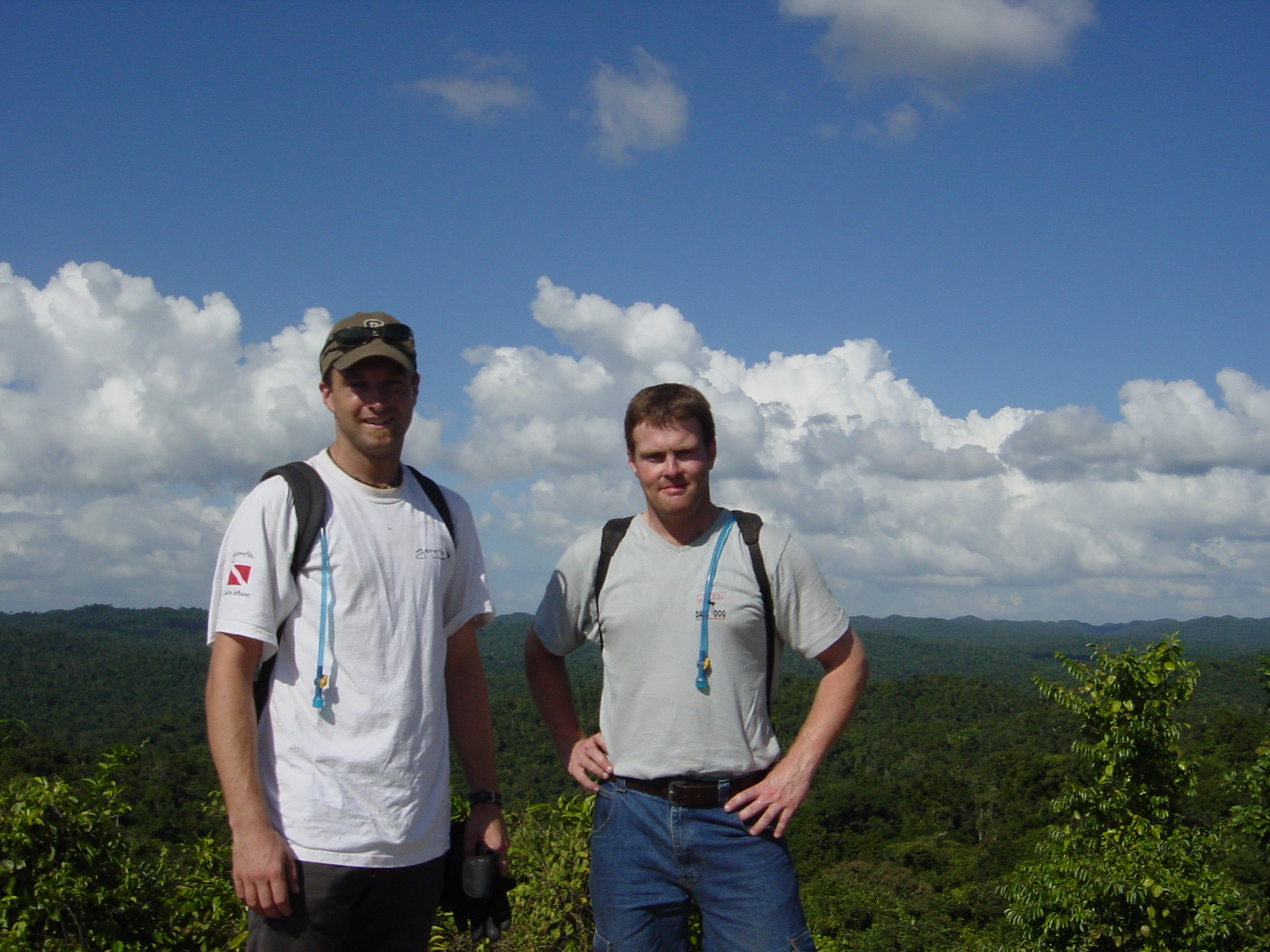 top of the ruins