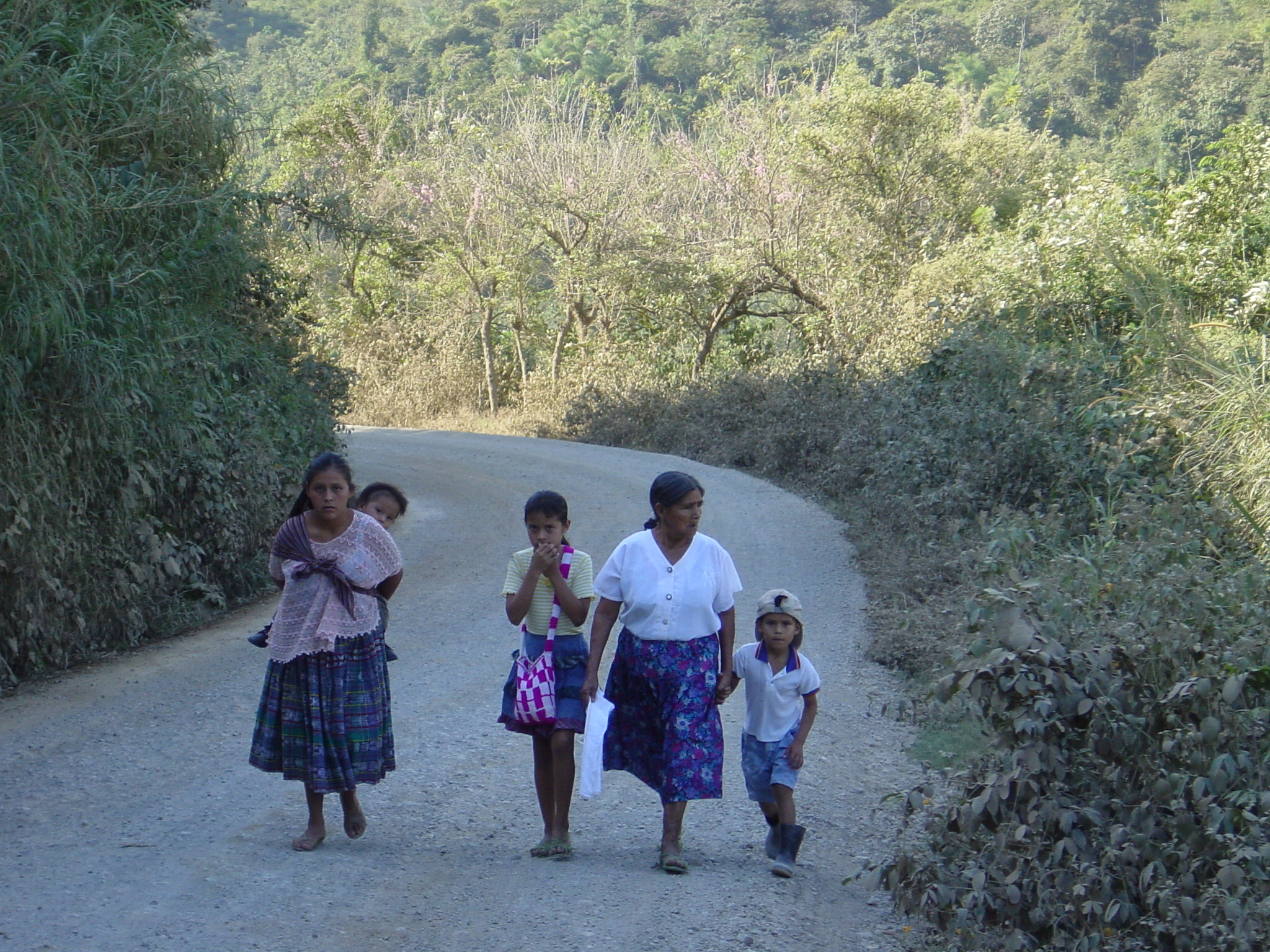 Miles from anywhere and these people just turn up on the road, where do they come from?