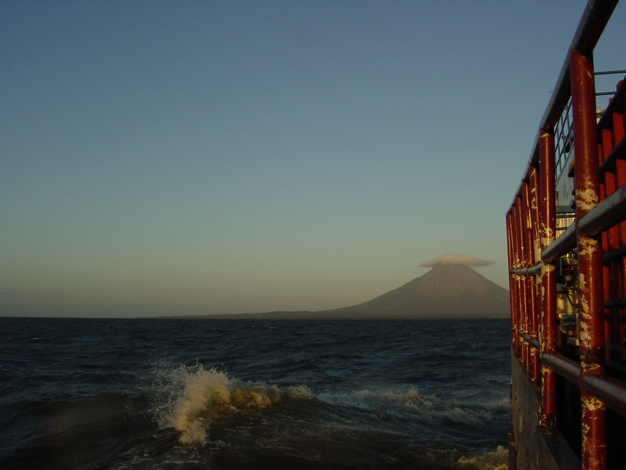 We were a little shocked as they conducted a nuclear test at top of Volcan Concepcion. 