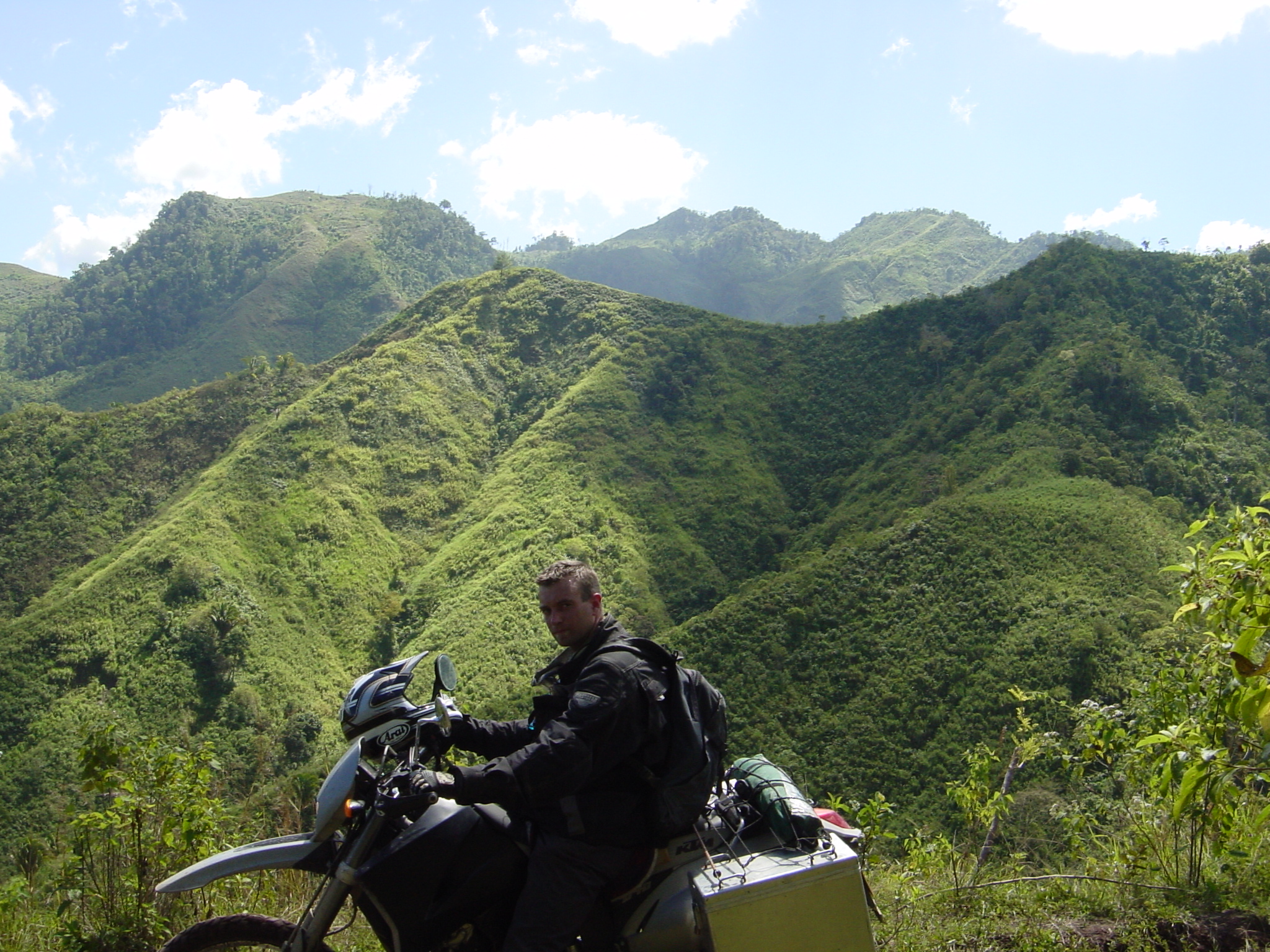 View from the lost road. 
