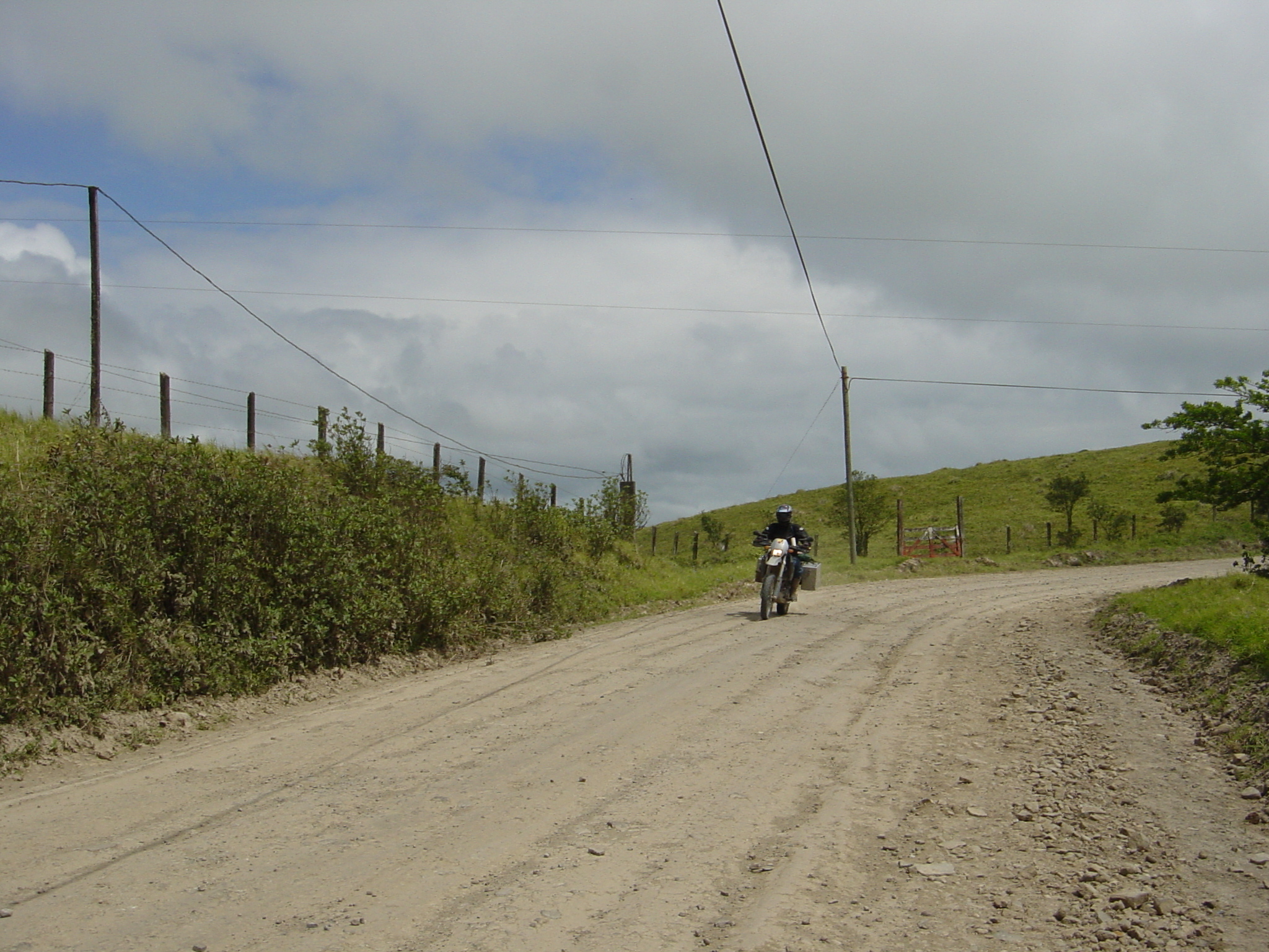Crusing along a track in Costa Rica 