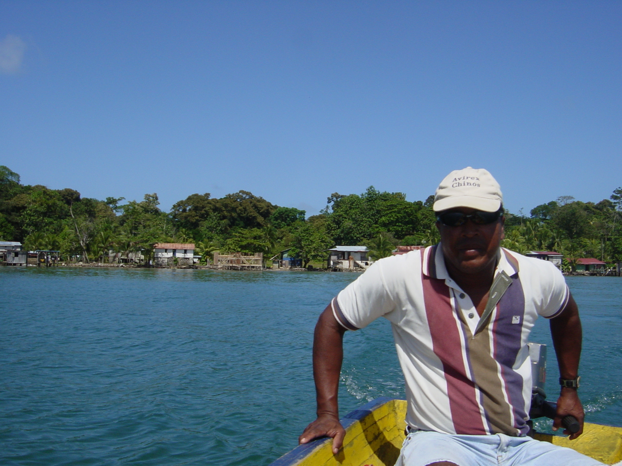 Taxi driver in Bocas del Toro - Panama