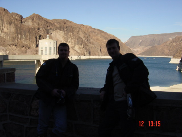 Jamie and Boxy - talking vacuums at Hover Dam