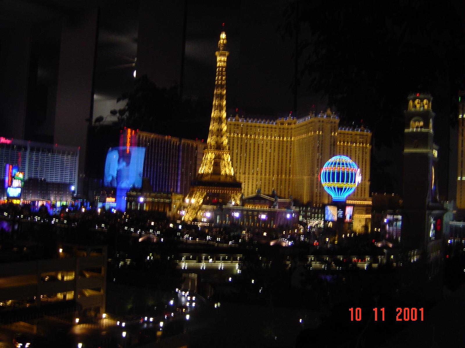 View from our hotel window - there's no point going back there, folks, we cleaned up.....and left