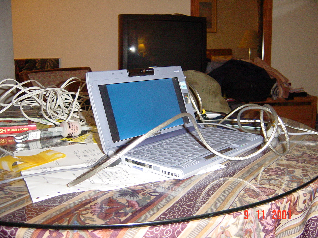 Writing up our website with our impressive tech ;-)