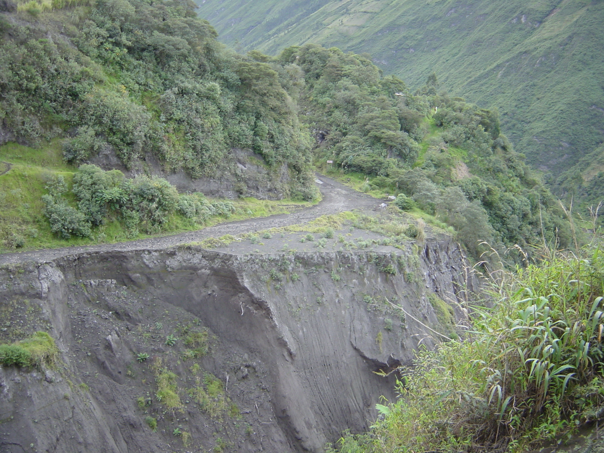 the road is missing some bits