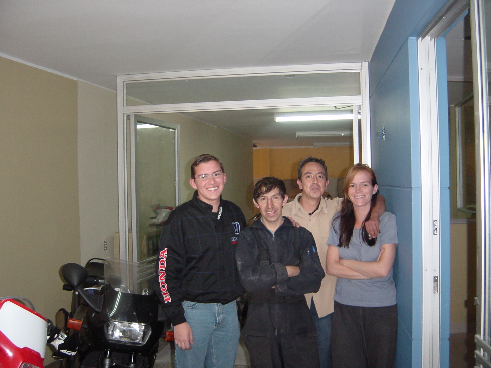 The team at Motociclismo who provided us with free advice and service, plus an invite to ride with them to a motocross meet on Sunday.