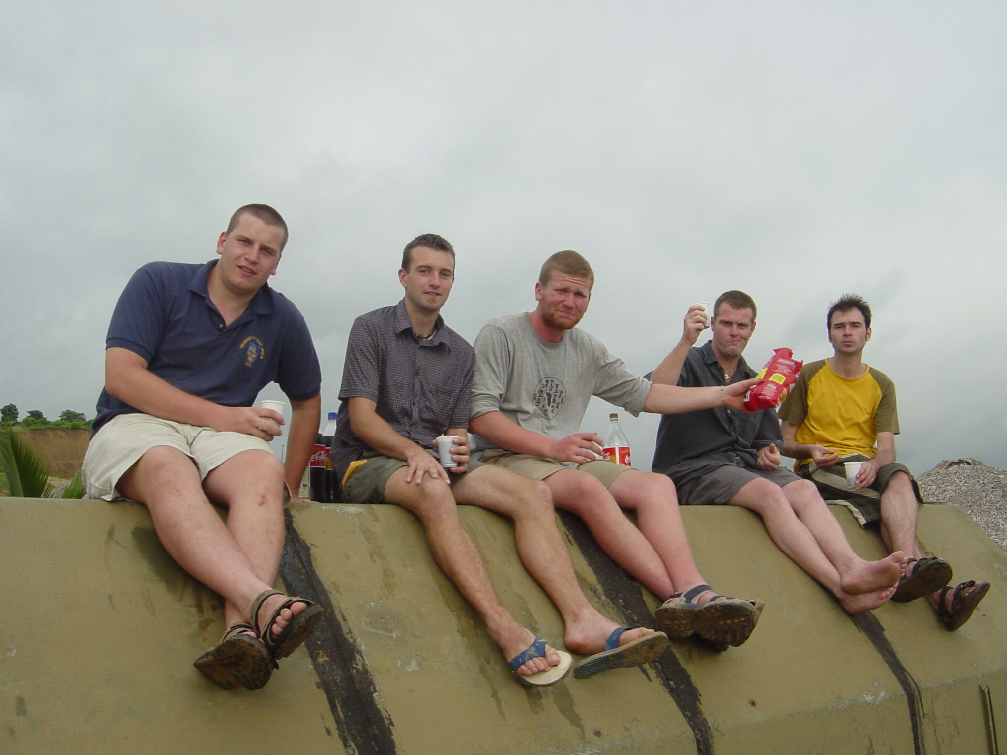Irish lad on the right travelled through Colombia (that we skipped) and their bus got stopped by the FARC. They pass over him when they say he was Irish.