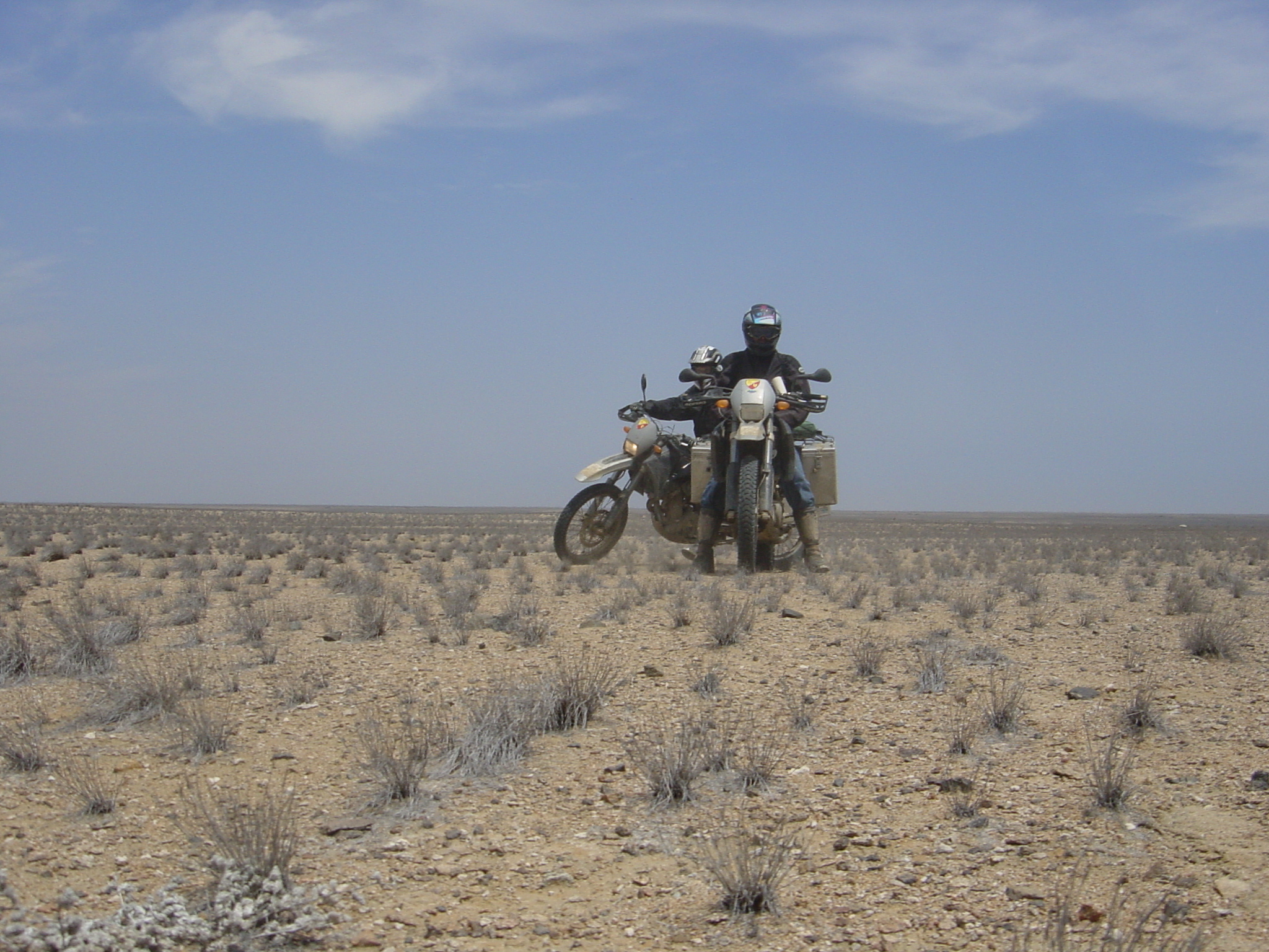 We hit Peru near the coast and it gets dry. We were in green not long before