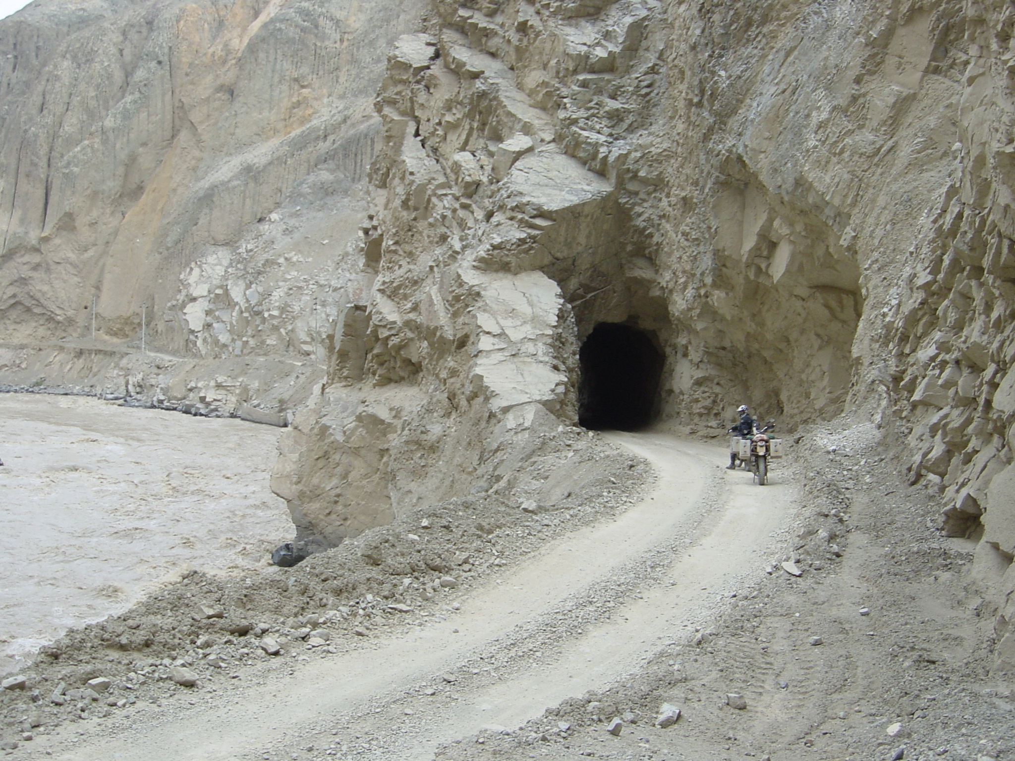 There were dozens of these tunnels along the road.