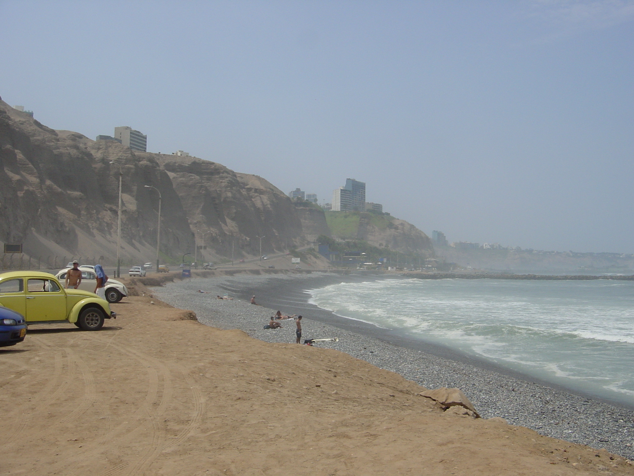 Herbie goes to the beach. near Lima
