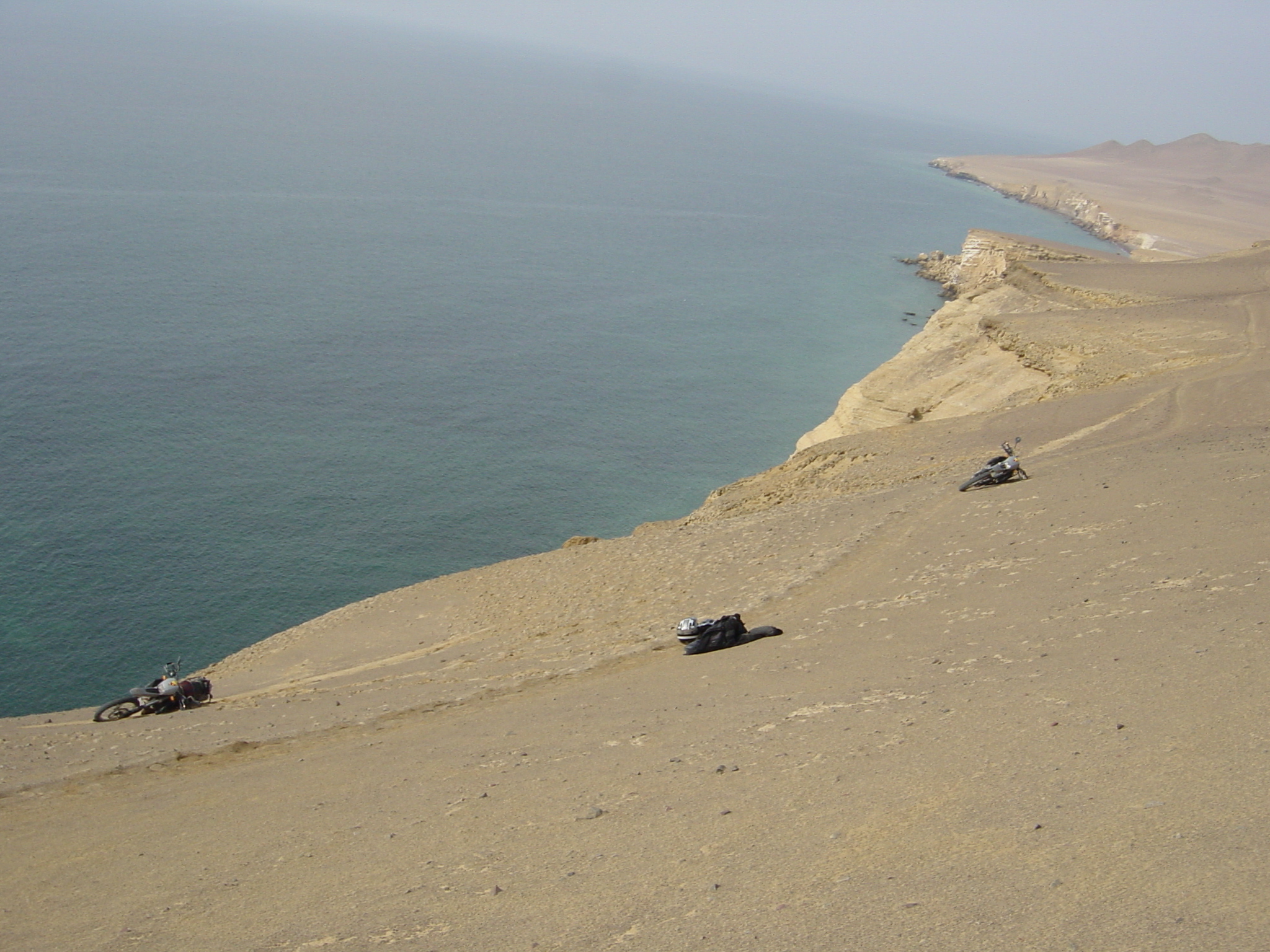 Day of extremes: .....and nearly the quick way down.