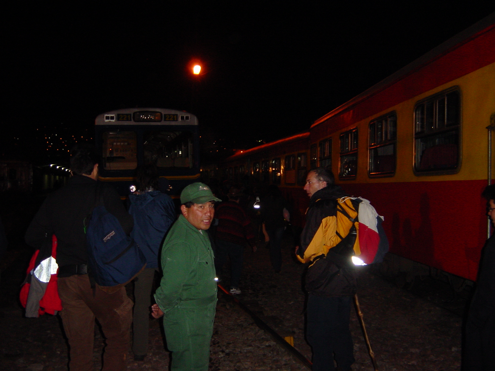 Back in Cuzcu quite late after the train troubles.