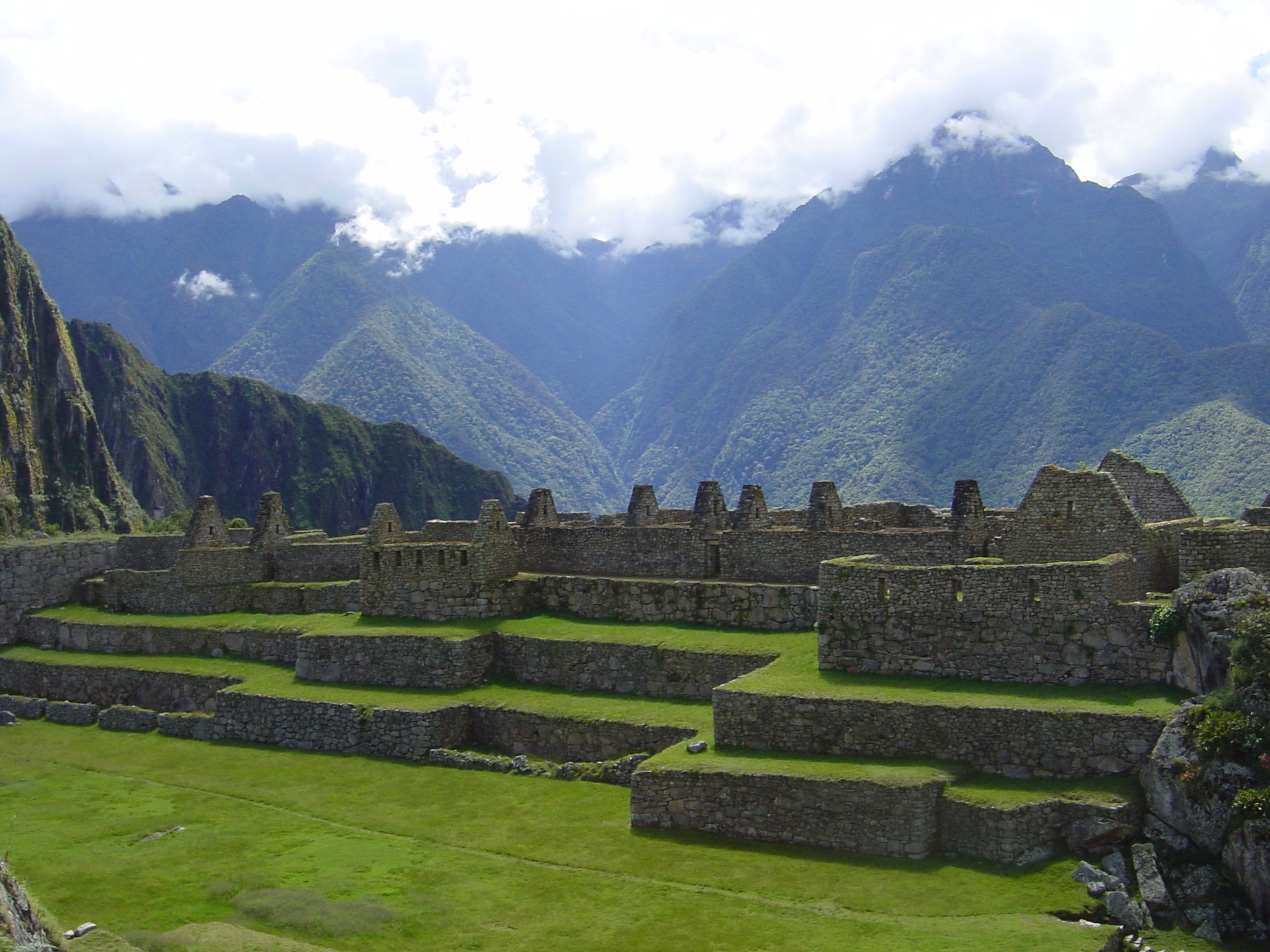 Machu Picchu ruins - they didn't take care of it very well.
