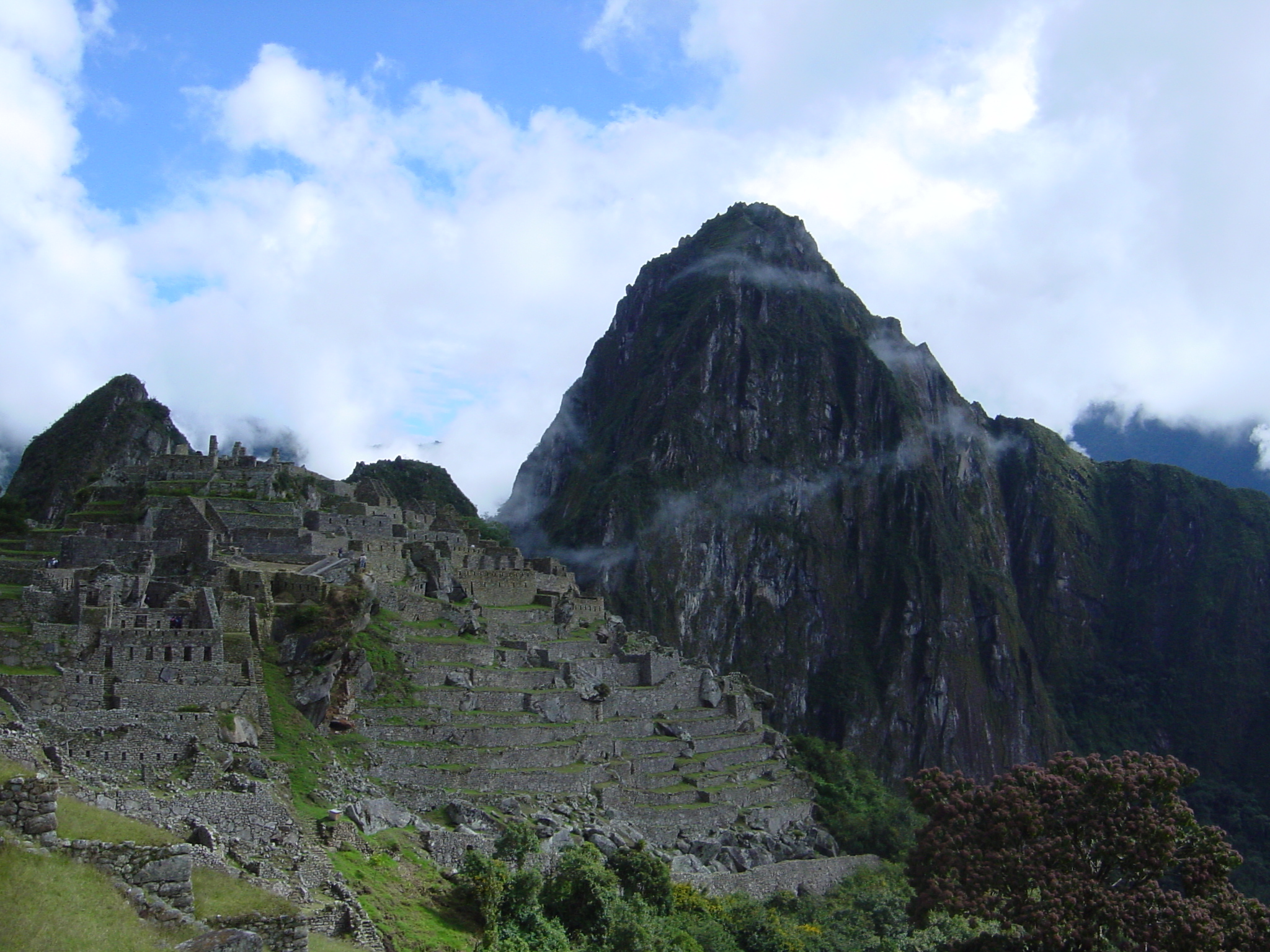 Eventually the fog lifted and we got to see Machu Picchu.