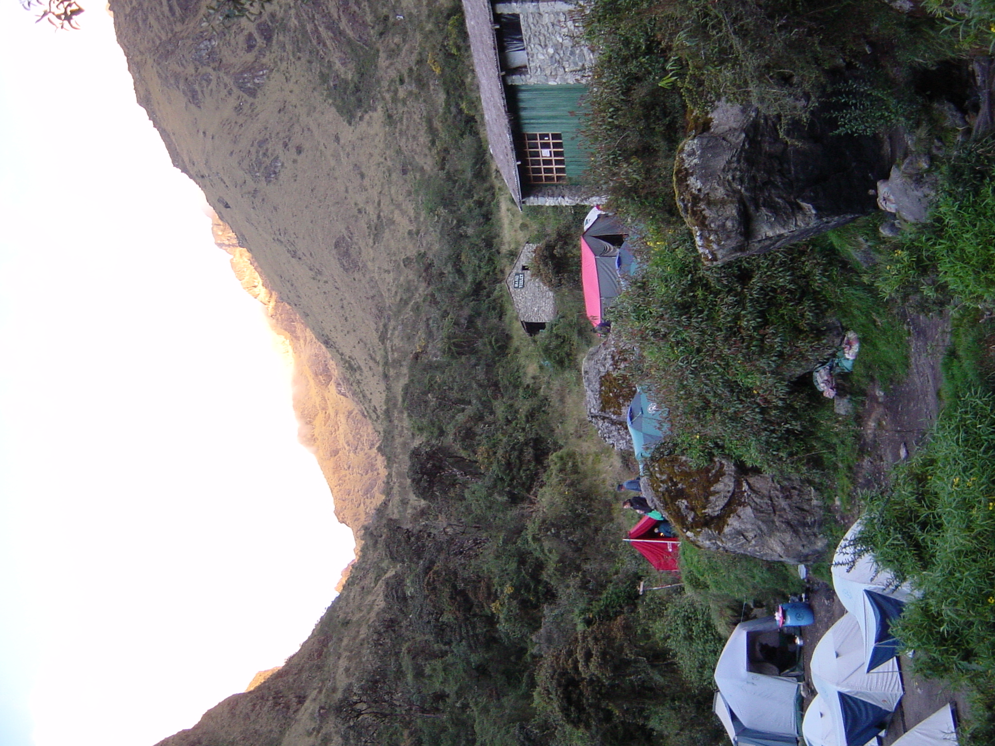 Camp for the night.