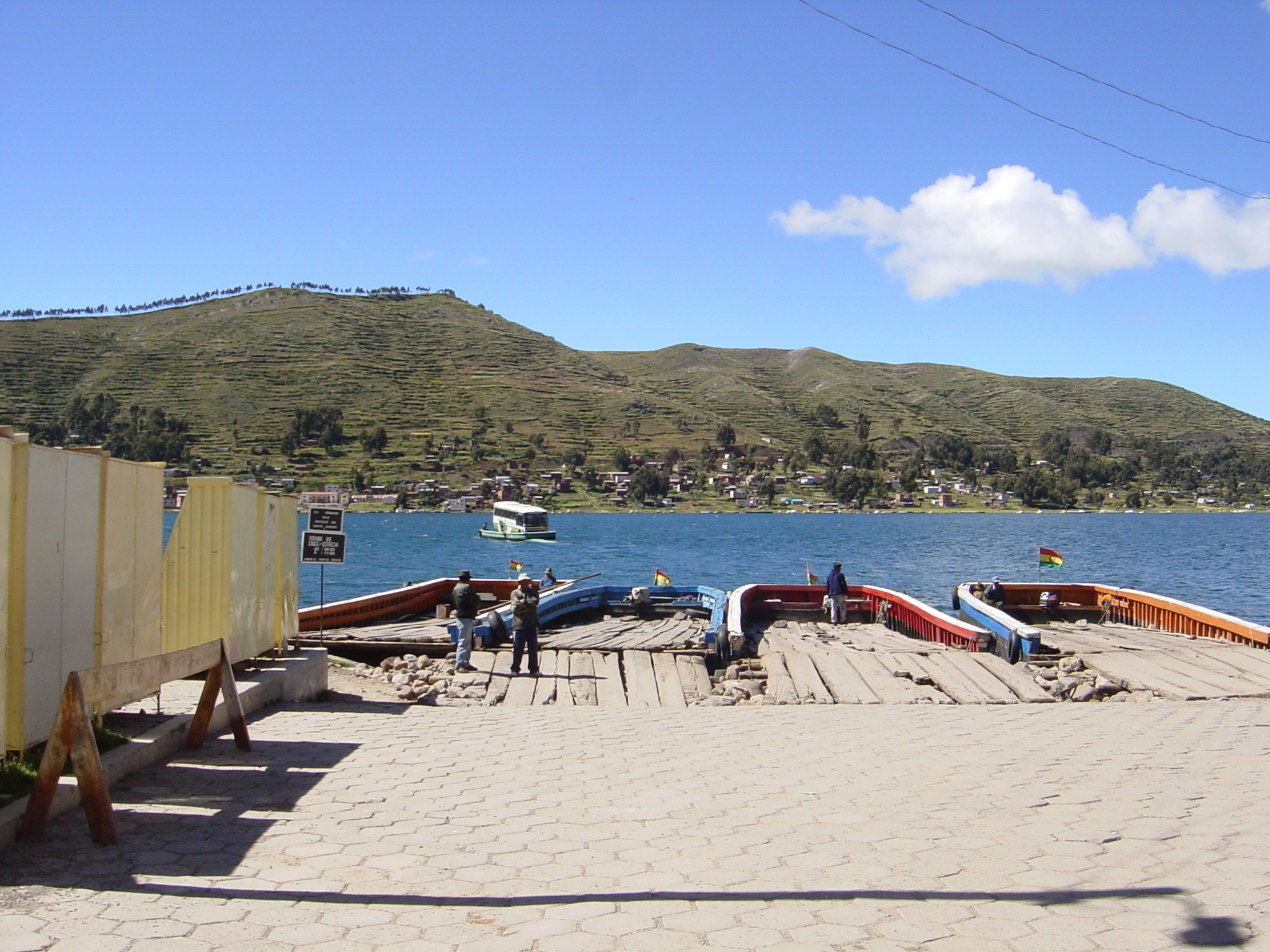 Pick a ferry, any ferry. Check out the bus in the background. 