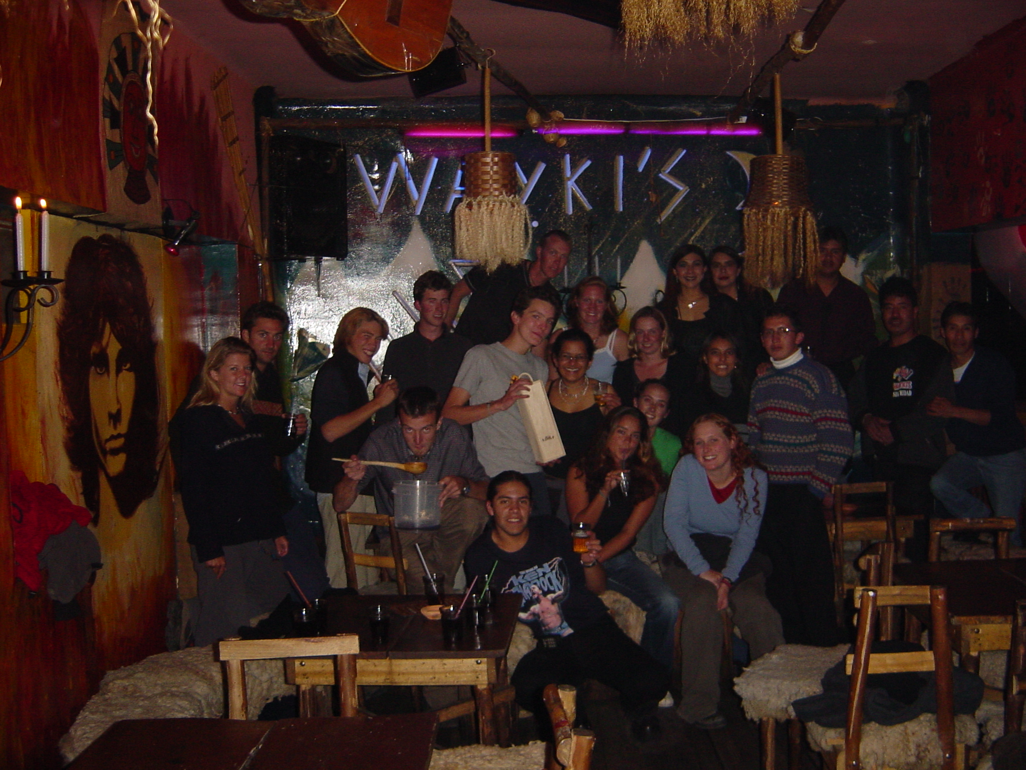 Wayki's, the calm before the storm.