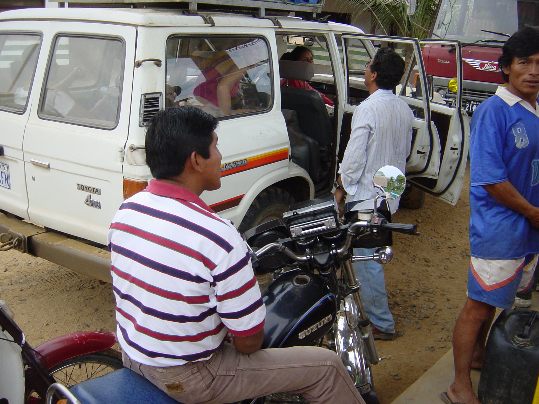 Check out the audio system on this bike - CD player and all