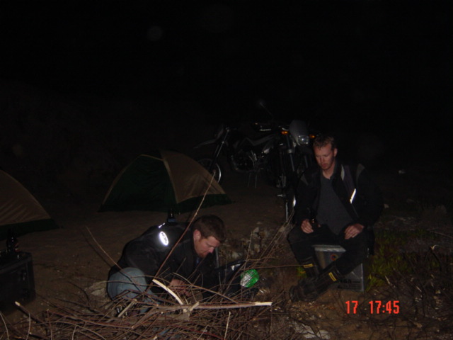 We failed on our second attempt into Mexico, arrived late and found a place on the beach to camp