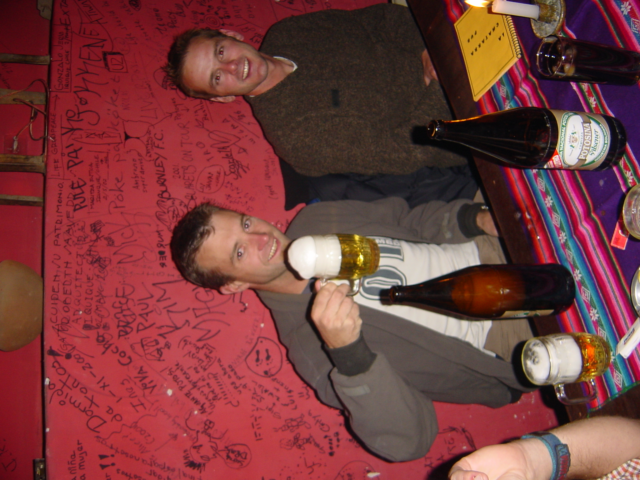 Hard days mining deserves a beer