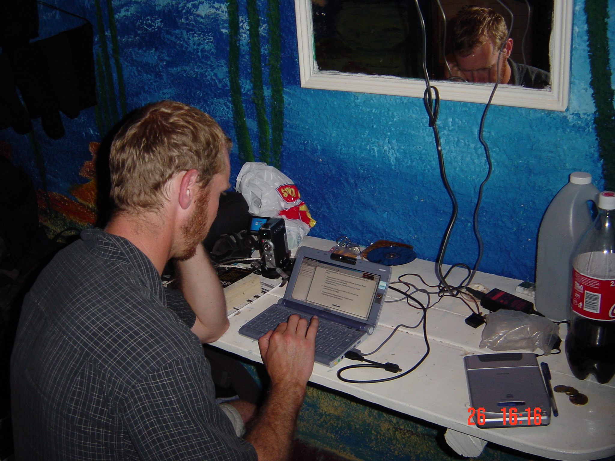 Updating the website, HTML in a text editor..... we made it work