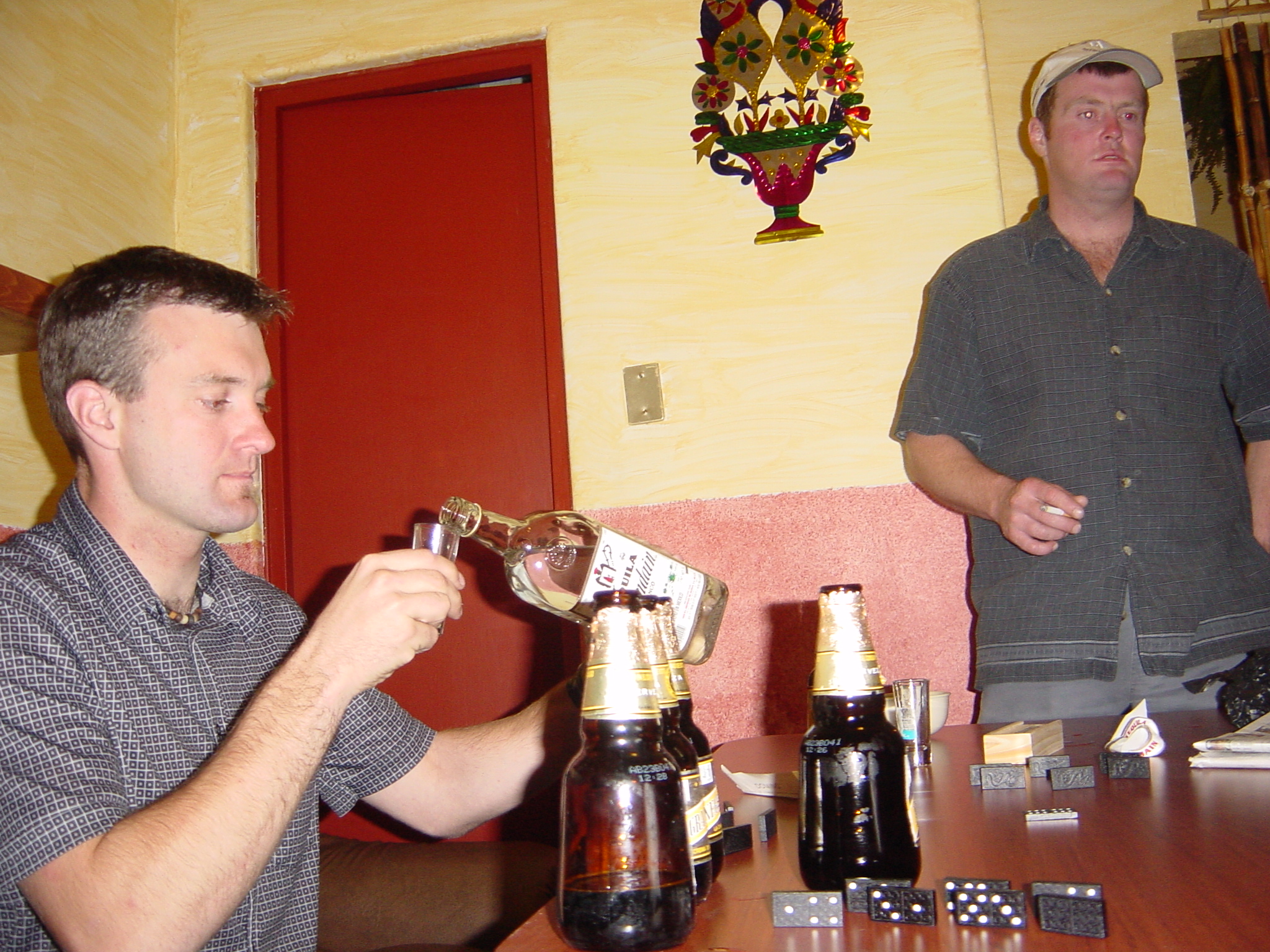 Tequila and beer - we are embracing the culture