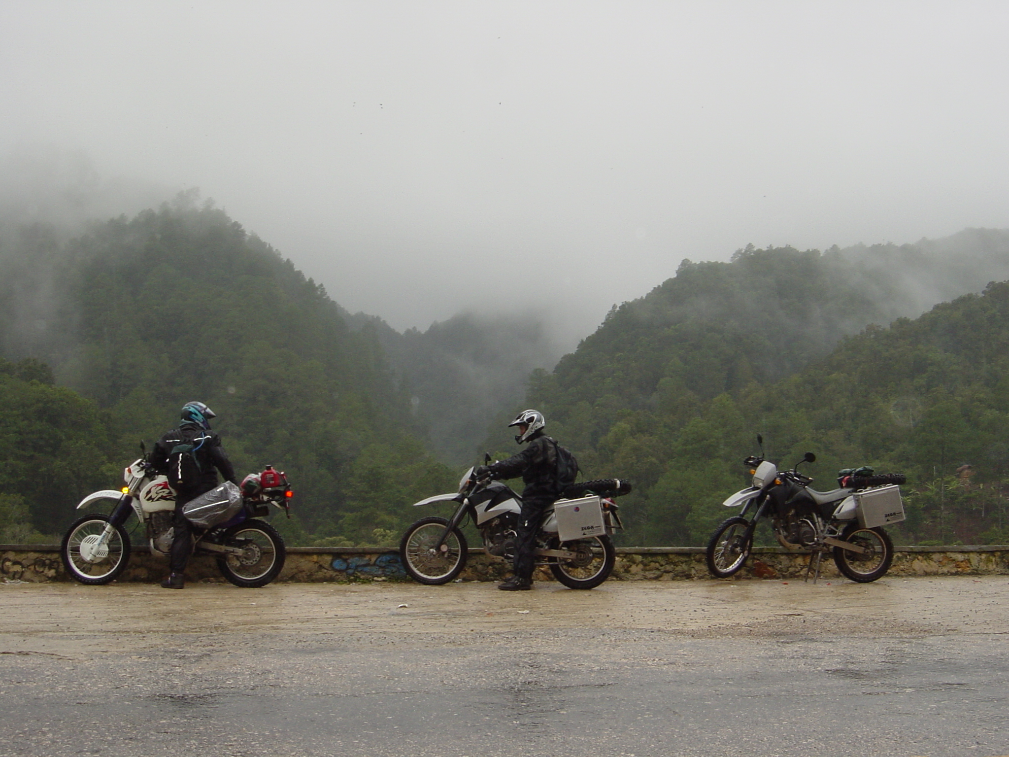 Looks like fun? 1st day of riding in rain - Near San Cristobal