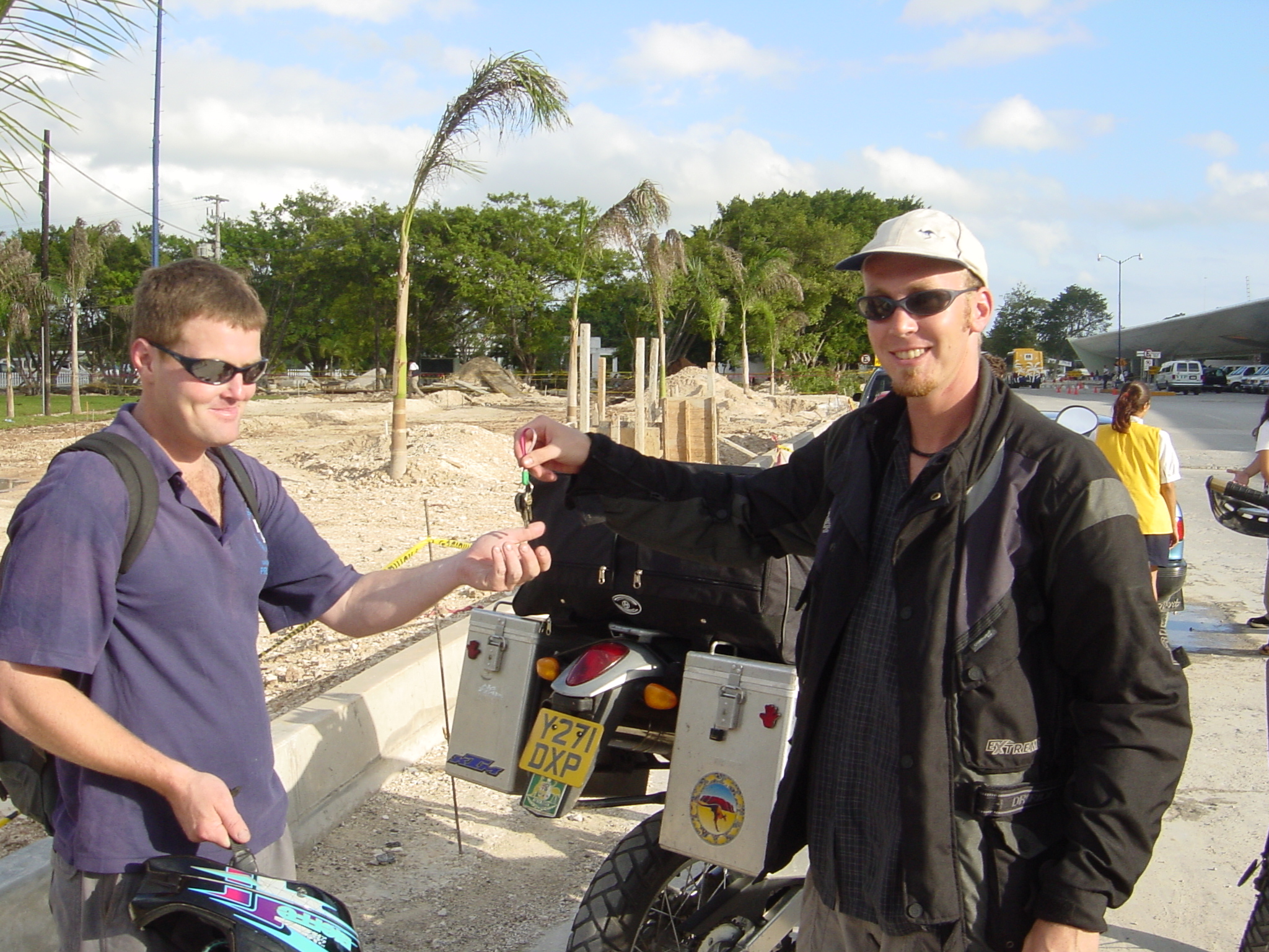 Is that a forced smile? - Jamie willingly handing over his keys to Boxy